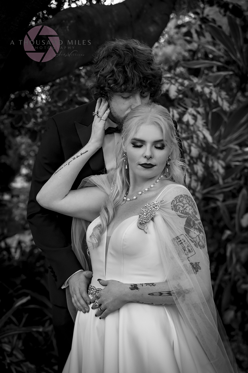 Black and White Wedding Photoshoot